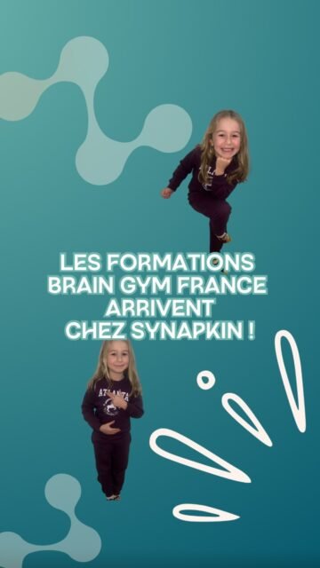 Le Brain Gym arrive chez SYNAPKiN en 2026 !🔜 Une formation unique pour stimuler l’apprentissage des enfants grâce aux mouvements.• Une formation ouverte à tous : enseignants, orthophonistes, kinésiologues, parents, etc.• 2 modules « à la carte » ou un parcours pour devenir facilitateur Brain Gym :♾️ 28 & 29.03.26 - (BG104) Initiation aux 26 mouvements♾️ du 01 au 05.05.26 - (BG 1&2) L’équilibre au quotidien♾️ du 20 au 22.07.26 - (BG 110) Certification de facilitateur Brain Gym France👉 On vous donne RDV le JEUDI 8 JANVIER 2026 à 20h pour la visio de présentation !#braingym#apprentissageparlemouvement#éducation #kinésiologie#SYNAPKiN