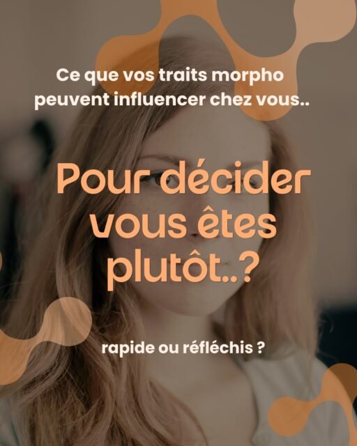 Kinésiologie & Morphologie : ce que votre visage peut influencer dans votre façon de décider

En morphokinesio, la forme du front peut parfois donner des indices sur la manière dont une personne assimile les informations avant d’agir. 

Front plutôt droit (vertical)
👉 Besoin de comprendre avant d’agir
👉 Logique, méthodique, étape par étape
👉 Analyse chaque détail avant de décider

Sous stress :
Peut se sentir brusqué·e, se bloquer ou multiplier les questions.

Front plutôt incliné
👉 Priorité à l’action et aux résultats
👉 Décisions rapides
👉 Aime aller droit au but

Sous stress :
L’attente et les longs discours créent frustration et impatience.

“Donnez-moi l’essentiel et je m’occupe du reste.”

Dites nous en commentaire 👇
Si vous vous reconnaissez dans ce trait morpho ou pas vraiment et si vous êtes plutôt :

« J’analyse tout avant d’agir”
ou
 “Je fonce et j’ajuste après” ?