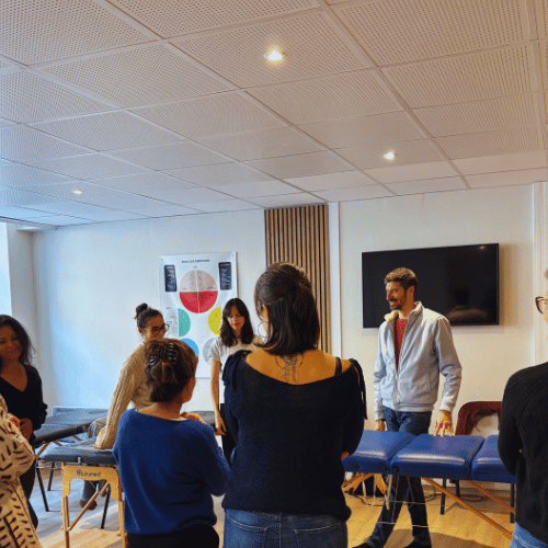 accompagnement Emmanuel bonnet en formation de kinésiologie