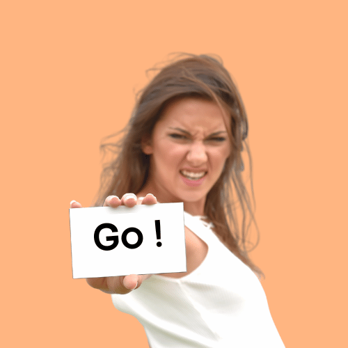 femme prête pour la reconversion