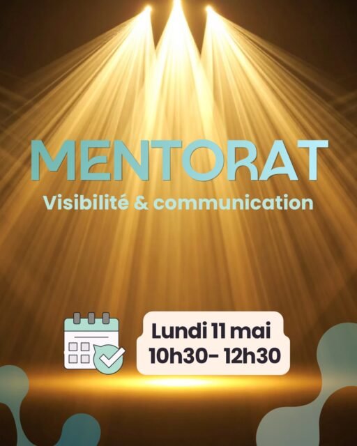 Mentorat VISIBILITÉ ET COMMUNICATION !! 

C’est lundi à 10h30 inscription sur la page planning du site synapkin :

https://synapkin.com/parcours-personnalise/planning/