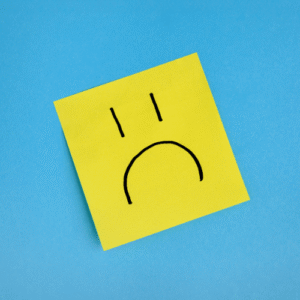 post it triste